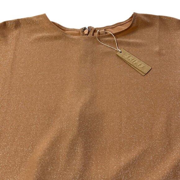 SKIMS Shimmer Catsuit Ochre 4X - Picture 6 of 13